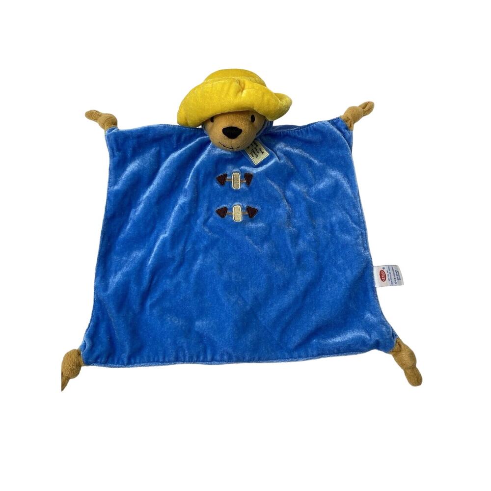 Paddington Bear For Baby lovey Security Blanket 12” X 12” Plush Toy 2011